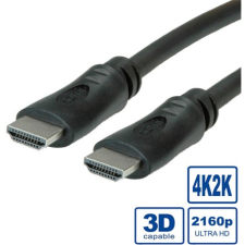 OEM - HDMI 2.0 M/M UHD video jelkábel 1m fekete kábel és adapter