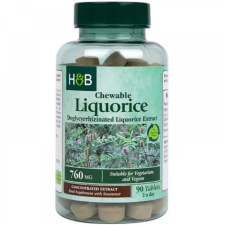 OEM HOLLAND AND BARRETT H&B édesgyökér rágótabletta 760mg 90 db vitamin és táplálékkiegészítő