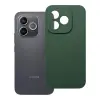 OEM Honor 600 Lite 5G szilikon tok, telefon tok, hátlaptok, matt, zöld, Matt case