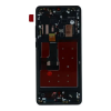 OEM Huawei P30 Pro / P30 Pro New Edition fekete OEM OLED kijelző érintővel kerettel előlap