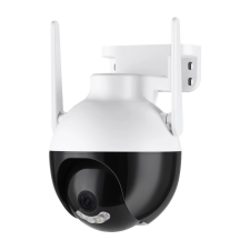 OEM Intelligens Térfigyelő Kamera H1, 3MP, IP66 vízállóság, kétirányú hang funkció, mozgásérzékelés, éjszakai látás, gyors telepítés, fehér megfigyelő kamera