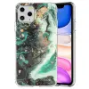 OEM iPhone 12 Pro Max hátlaptok, telefon tok, védőtok, kemény, márvány mintás, Marble Glitter Design 4