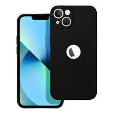 OEM iPhone 13 szilikon tok, hátlaptok, telefon tok, matt, fekete, Forcell Soft tok és táska