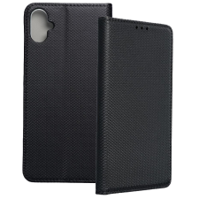 OEM iPhone 16 könyvtok, fliptok, telefon tok, mágneszáras, bankkártyatartós, fekete tok és táska