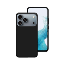 OEM iPhone 17 Pro telefontok - fekete szilikon hátlap tok tok és táska