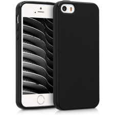 OEM iPhone 5 / 5S / SE szilikon tok, hátlaptok, telefon tok, matt, fekete tok és táska