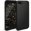 OEM iPhone 7 / 8 / SE 2020 / SE 2022 szilikon tok, hátlaptok, telefon tok, matt, fekete