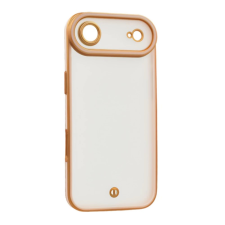 OEM iPhone Air GIGAPACK Szilikon telefonvédő ütésállóság. kameravédő. ARANY/RÓZSASZÍN tok és táska