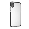 OEM iPhone XS 5.8 4-OK szilikon telefonvédő ütésállóság, légpárnás keret, FEKETE