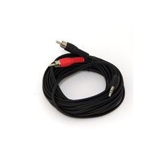 OEM Jack 3,5mm -&gt; 2db RCA M/M audio kábel 5m (XAKABJ2R5) kábel és adapter