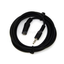 OEM Jack 3,5mm M/F audio kábel hosszabbító 2m (XAKABJJH) kábel és adapter