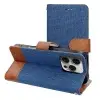 OEM JEANS könyvtok iPhone Air - kék