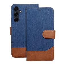 OEM JEANS könyvtok Samsung Galaxy A13 4G - kék tok és táska