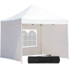 OEM Kerti pavilon összecsukható 3 fallal és hordtáskával 290 x 290 cm fehér