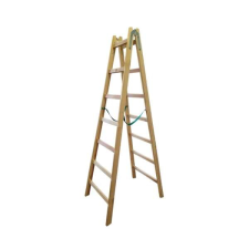 OEM Kétsoros falétra 2x7 fokos, 211cm létra és állvány