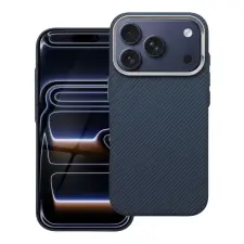 OEM Kevlar MagSafe-kompatibilis tok iPhone 17 Pro kék tok és táska