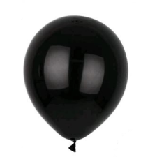 OEM Latex lufi – fekete színű – 25cm / 100db party kellék