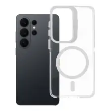 OEM Lens Mag Cover tok kameralencsével Samsung S26 Magsafe kompatibilis fehér tok és táska