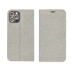 OEM LUNA GOLD könyvtok iPhone Air - ezüst színű