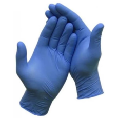 OEM MAXTER 1016L Védőkesztyű egyszer használatos nitril L méret púder nélküli kék 200 db