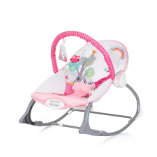 OEM Melody zenélő pihenőszék rózsaszín pihenőszék, bébifotel