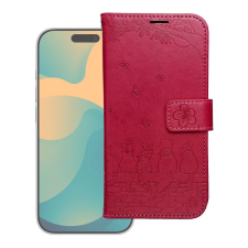 OEM MEZZO Flip tok iPhone 17 Pro piros tok és táska