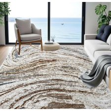 OEM Modern szőnyeg Cezar 0838 (Papaya-Flos) 160x230cm Bézs-Bronz lakástextília