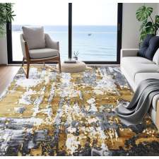 OEM Modern szőnyeg Cezar 9428 (Cream-Gold) 160x230cm Arany-Szürke lakástextília