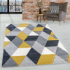 OEM Modern szőnyeg Charlotte 8797 (Yellow-Gray) 160x230cm Sárga-Szürke