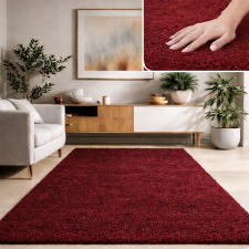 OEM Modern szőnyeg Industrial Lux (Red) 200x400cm Bordó lakástextília