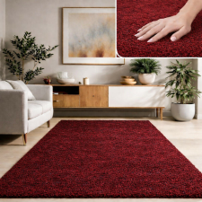 OEM Modern szőnyeg Industrial Lux (Red) 300x400cm Bordó lakástextília