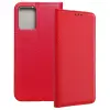 OEM Motorola Moto G24 könyvtok, fliptok, telefon tok, bankkártyatartós, mágneszáras, piros, Smart Case book
