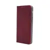 OEM Motorola Moto G55 nyitható flip tok burgundy