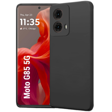 OEM Motorola Moto G85 5G szilikon tok, hátlaptok, telefon tok, matt, fekete tok és táska