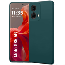 OEM Motorola Moto G85 5G szilikon tok, hátlaptok, telefon tok, matt, zöld tok és táska