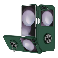 OEM Műanyag telefonvédő (asztali tartó. tartógyűrű. 360°. mágneses) SÖTÉTZÖLD tok és táska