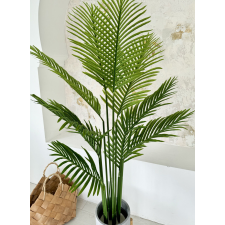 OEM Műnövény Trópusi Tűleveles Dús Zöld 160cm magas fekete kaspóval dekoráció