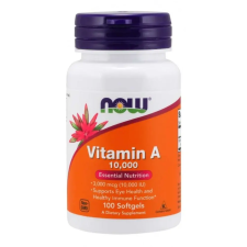 OEM NOW Now a-vitamin 10000iu lágykapszula 100 db vitamin és táplálékkiegészítő
