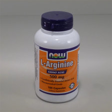OEM NOW Now l-arginin kapszula 500mg 100 db vitamin és táplálékkiegészítő