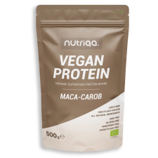 OEM NUTRIQA Nutriqa bio maca-carob vegán protein mix 500 g vitamin és táplálékkiegészítő