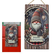 OEM Nyomtatott fa tábla - Boldog karácsonyt 13x24,3cm dekorációs kellék