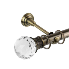 OEM Odeon 25/19 egyszerű bárgaléria - antik arany - 400 cm karnis, függönyrúd