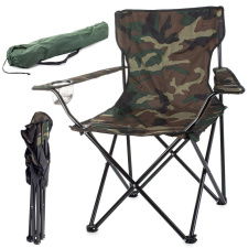 OEM összecsukható horgász / turista szék és hordtáska, camo horgászszék, ágy