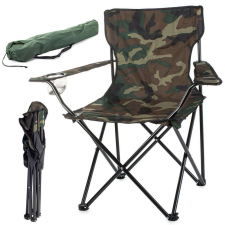 OEM összecsukható horgász / turista szék és hordtáska, camo horgászszék, ágy