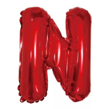 OEM Piros 'N' Fólia Lufi - 40 cm, Héliummal és Levegővel Tölthető party kellék