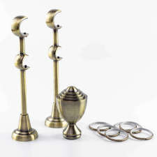 OEM Pluton 25/19 dupla rúd galéria - antik arany - 400 cm karnis, függönyrúd