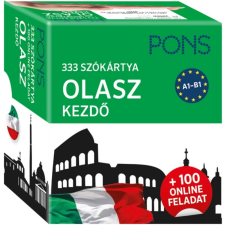 OEM PONS 333 szókártya Olasz kezdő plusz 100 online feladat egyéb könyv