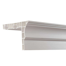 OEM PVC mennyezeti függönysín, 2 csatorna, fehér, minden tartozékkal együtt - 200 cm karnis, függönyrúd