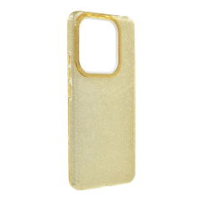 OEM Redmi Note 14 5G GIGAPACK Szilikon telefonvédő műanyag belső, csillogó hátlap, ARANY tok és táska