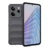 OEM Redmi Note 14 5G GIGAPACK Szilikon telefonvédő ütésállóság, 3D, SÖTÉTSZÜRKE